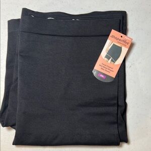 Shapermint Black Mid-Waist Shaper Bike Shorts XXL